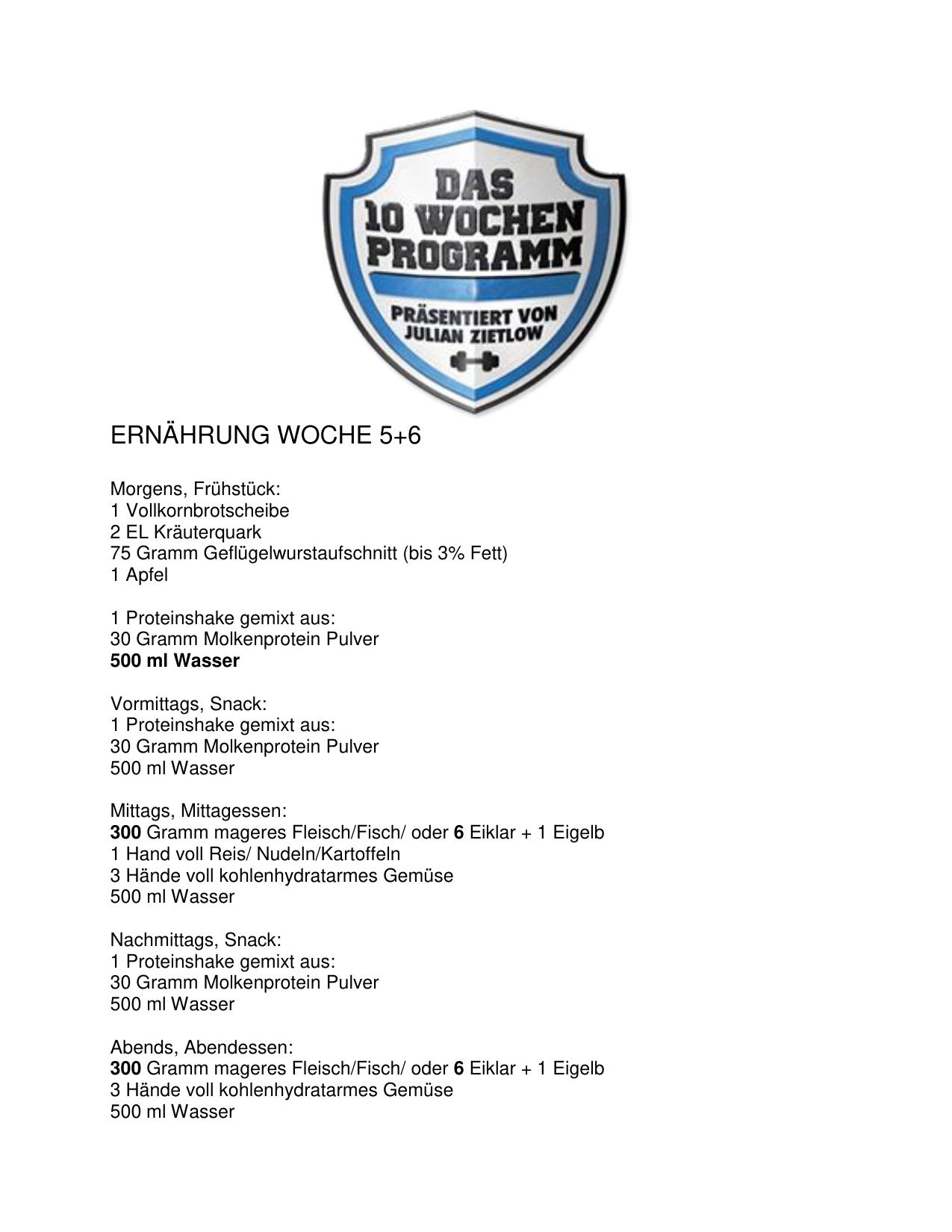 ernaehrungsplan woche 5+6