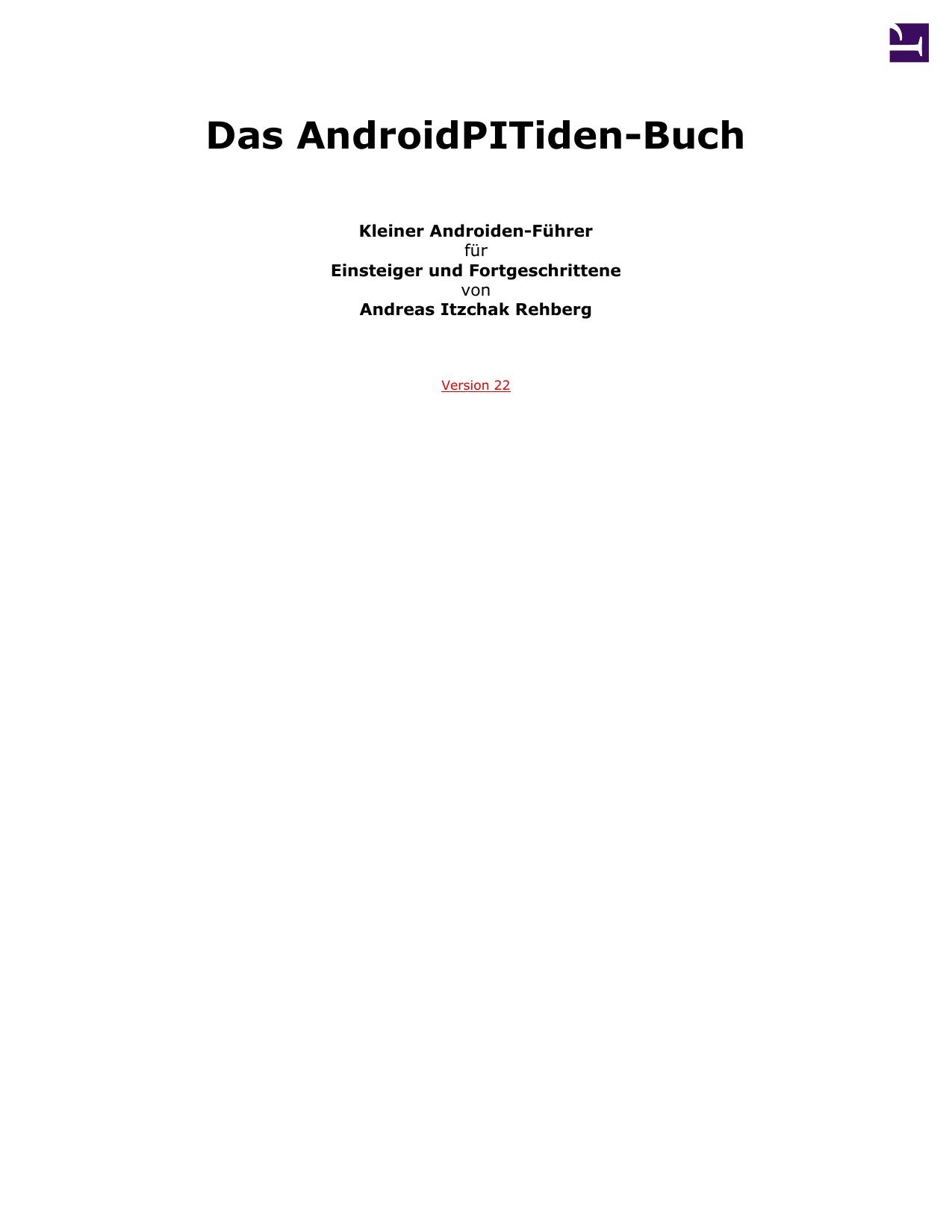 Das AndroidPITiden-Buch