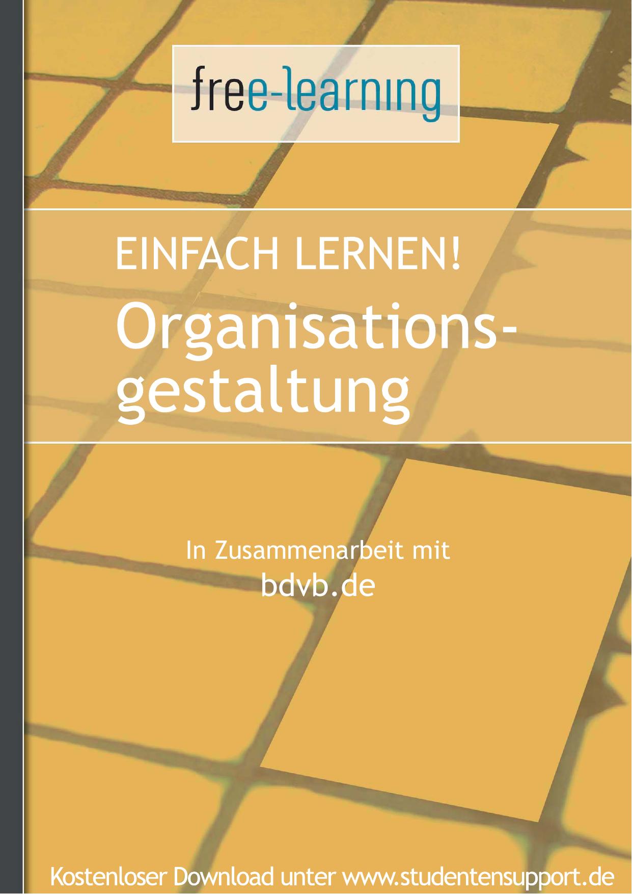Einfach Lernen! Organisationsgestaltung