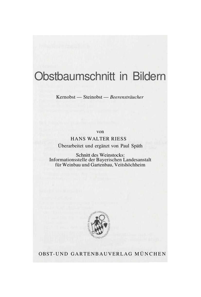 Obstbaumschnitt in Bildern