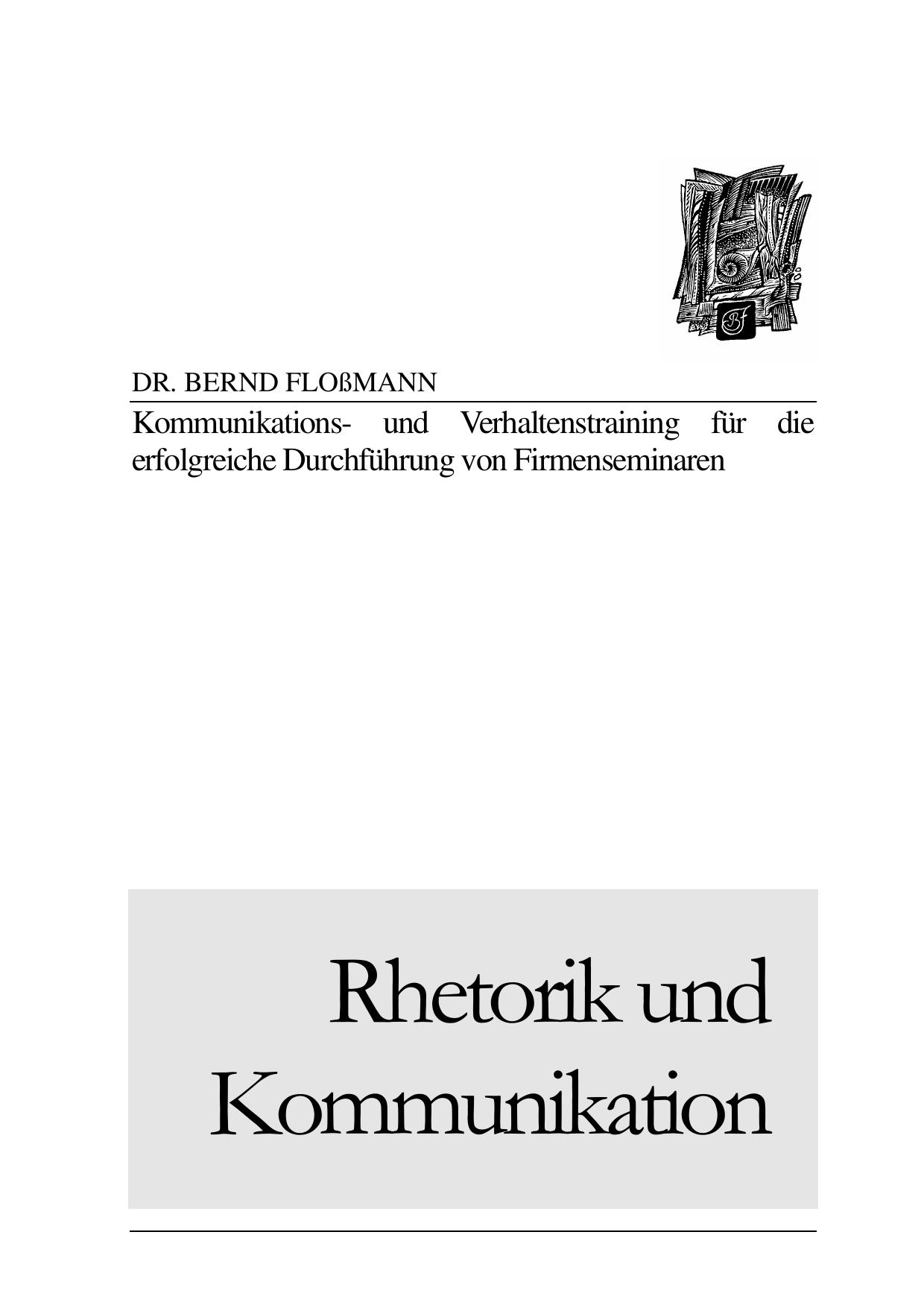 Rhetorik und Kommunikation