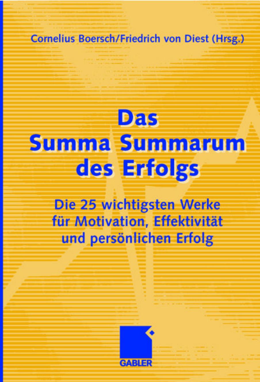 Das Summa Summarum des Erfolgs