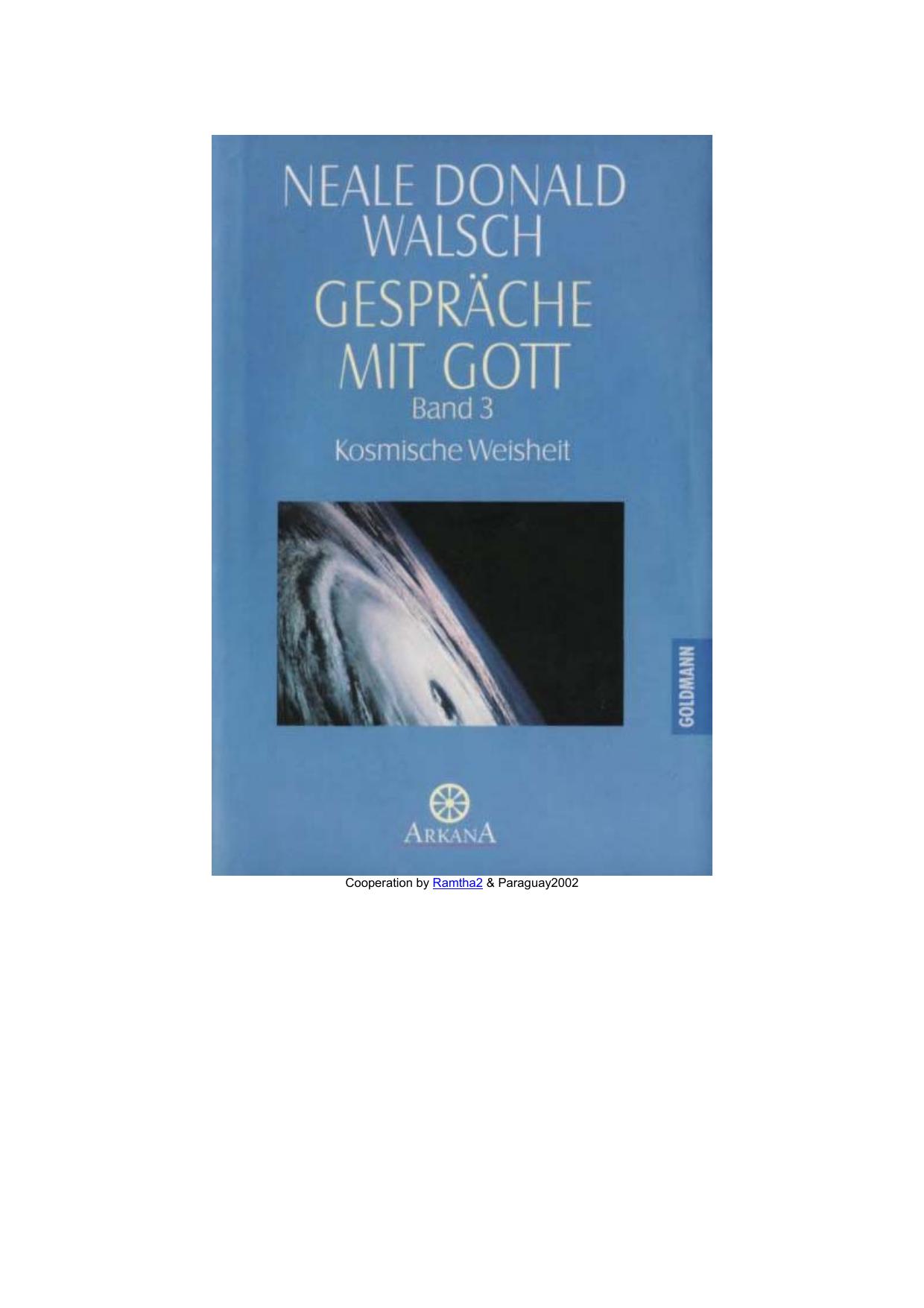 Neale Donald Walsch - Gesprache Mit Gott -